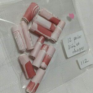 One-of-a-kind handmade/hand rolled paper beads/jewelry making/craft supplies/DIY